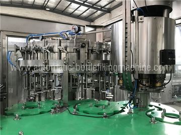 Juice Glass Bottle Filling And Capping Machine , Mineral Water Glass Filling Machine