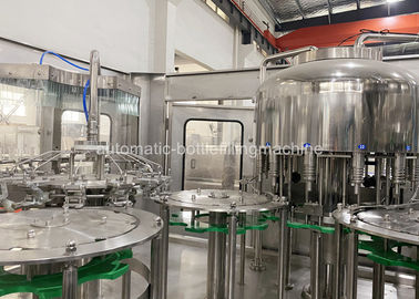 Small Pulp 4.23KW Fruit Juice Production Line / Proccessing Machine