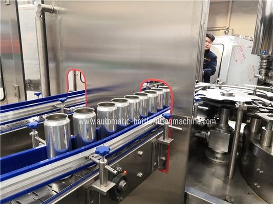 330ml  Juice Beverage Can Filling Machine  Automatic Can Filler Seamer Line