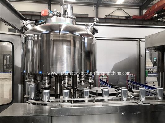 330ml  Juice Beverage Can Filling Machine  Automatic Can Filler Seamer Line