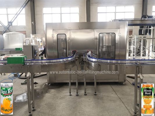 33cl Beverage Can Filling MachineMango Lemon Juice Rotary Canning Line