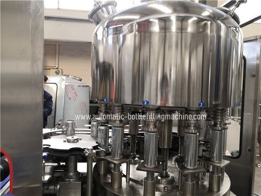 Lemon Pineapple Juice Flavor Water Rotary Can Bottling Machine, Canning Machine