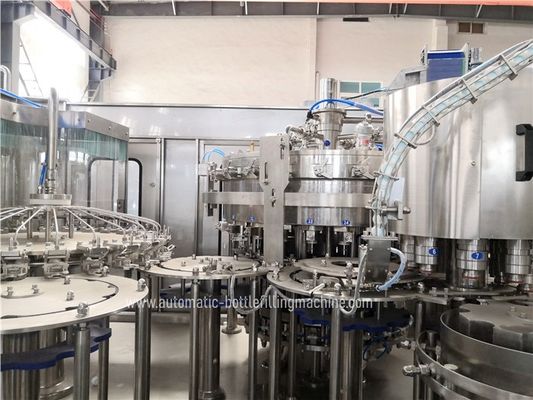 Soda Gas Water Filling And Capping Machine，Carbonated Drink Bottling Line