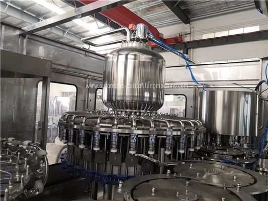 Hot Filling SS304 Juice Manufacturing Equipment , Juice Bottle Filling Machine