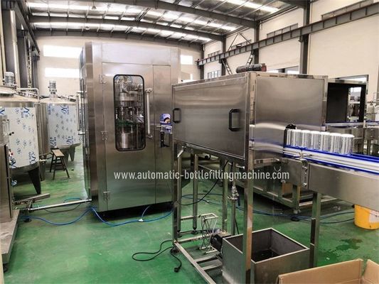 SUS304 Carbonated  Beer Can Filler Seamer Accurte Mixing Proportion