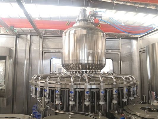 Pineapple Juice Rotary Filling Capping Automatic Bottling Machine Plc Based